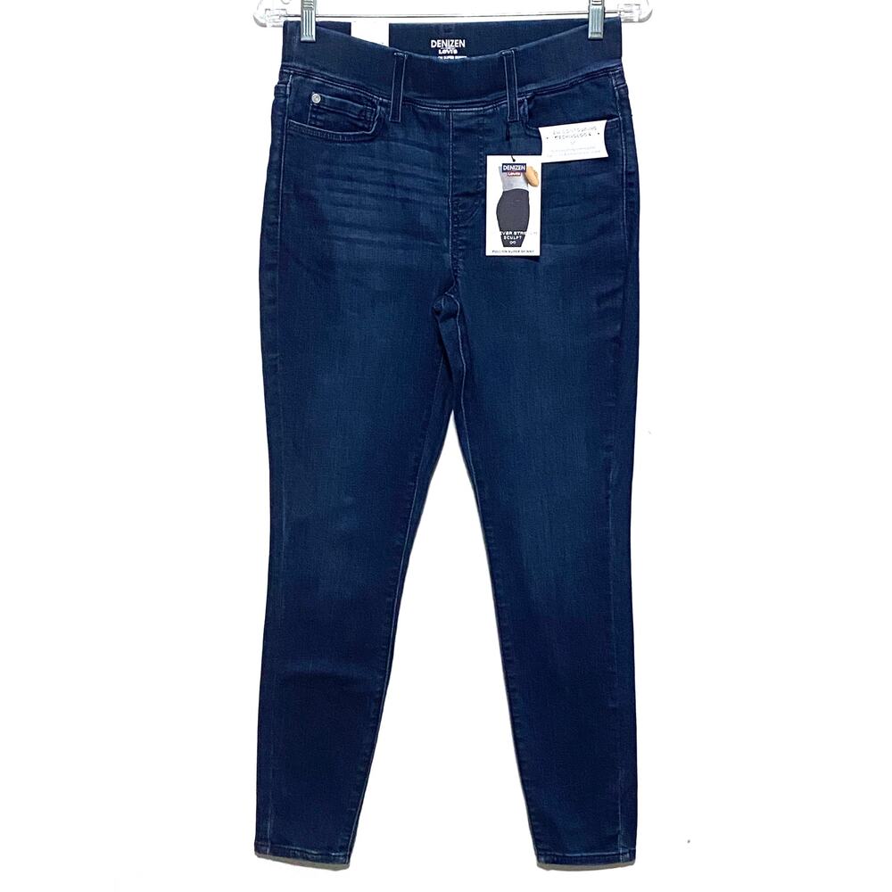 Denizen Levis Pull On Super Skinny Jeans Womens 6 W28 Forever Stretch Sculpt NWT